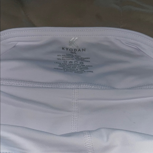 Kyodan White Pleated Skater Mini Skirt Tennis Active UPF 50 - Picture 4 of 4